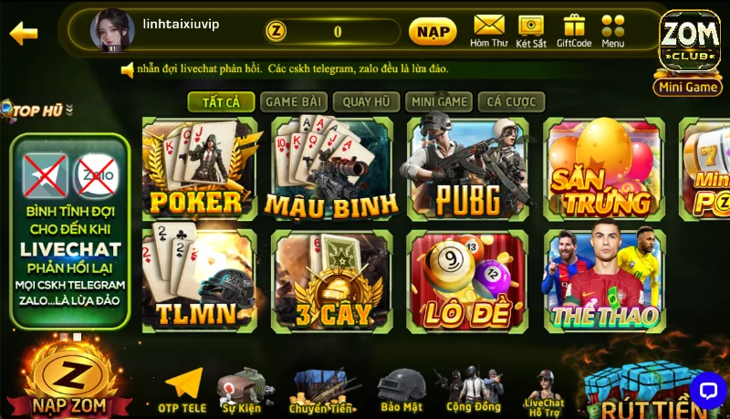 Tải app Zomclub mang đến những lợi ích gì cho bet thủ?